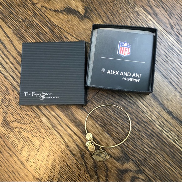 Alex and Ani Jewelry - Alex and Ani New England Patriots Football gold